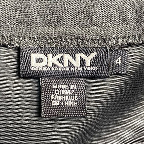 DKNY Mini Skirt Womens Size 4 Black Zipper Pockets A-Line Ladies Skirt MSRP $225 - Picture 10 of 12